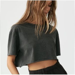 💄2 for 15$💄Old Navy Kids Size 6-7 Grey Tee Fits as a Cropped XS Womens